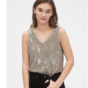 Sequin Gap Tank
